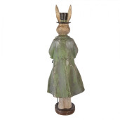 Figurina Iepuras Paste polirasina multicolora 17x12x48 cm