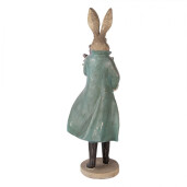 Figurina Iepuras Paste Baiat polirasina 17x15x53 cm
