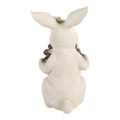 Figurina Iepuras Paste polirasina multicolora 17x16x30 cm