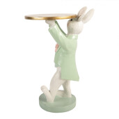 Figurina Iepuras polirasina multicolora 19x14x28 cm