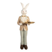 Figurina Iepuras polirasina multicolora 20x20x56 cm