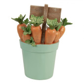 Decoratiune Paste Iepuras polirasina multicolora 21x20x28 cm