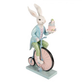 Figurina Iepurasi Paste polirasina multicolora 23x12x46 cm