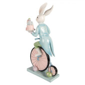 Figurina Iepurasi Paste polirasina multicolora 23x12x46 cm