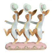 Figurina Iepurasi Paste Baieti  polirasina multicolora 23x8x25 cm