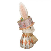 Figurina Iepurasi polirasina multicolora 26x26x50 cm