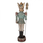 Figurina Iepuras Paste polirasina multicolora 29x25x100 cm