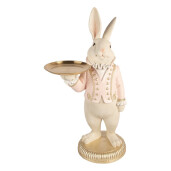 Figurina Iepuras Paste polirasina multicolora 39x24x70 cm