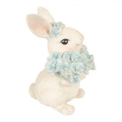 Figurina Iepuras polirasina multicolora 9x10x13 cm