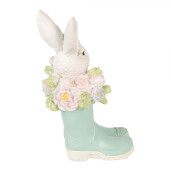 Decoratiune Paste Iepuras polirasina multicolora 9x9x15 cm