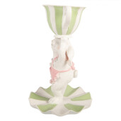 Figurina Iepuras Paste polirasina multicolora Ø 15x24 cm