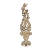 Decoratiune Paste polirasina aurie Ø 8x28 cm