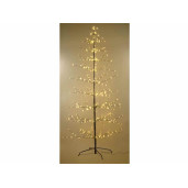 Copac decorativ negru cu leduri Ø 97x180 cm