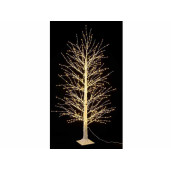 Copac decorativ alb cu leduri Ø 104x180 cm