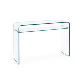 Consola din sticla transparenta Iride 110 cm x 35 cm x 75 h