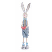 Figurina Iepuras Paste textil Boy 11 cm x 11 cm x 66 h