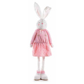 Figurina Iepuras Paste textil Girl cu picioare modelabile 33 cm x 19 cm x 88 h
