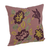 Perna decorativa bumbac cu broderie Agnese 40 cm x 40 cm