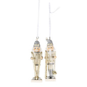 Set 2 ornamente brad Spargatorul de Nuci din polirasina 3 cm x 3 cm x 10 h