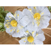 Set 3 flori artificiale Anemona 18 cm