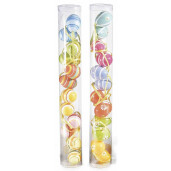 Set 24 oua decorative din plastic multicolor 21B 3x4 cm