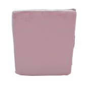 Fotoliu pliant pe podea tesatura de catifea roz Ulima 59x120x16 cm
