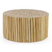 Masuta cafea lemn natur Amarilis Ø 78 cm x 40 h 