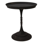 Masuta de cafea din fier negru antichizat Ø 60 cm x 68 h