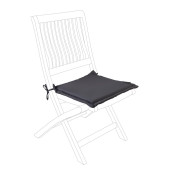 Perna scaun din textil gri Olefin 42 cm x 42 cm x 3 h