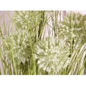 Buchet iarba artificiala si flori 67 cm