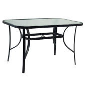 Masa gradina terasa otel sticla Demat 120x80x70 cm