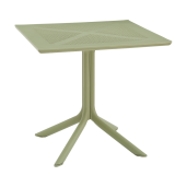 Masa de gradina, plastic verde, Denton 79,5x79,5x74,5 cm