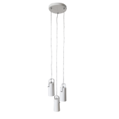 Lustra metal alb Devan 26.3x24.3x117.5 cm 
