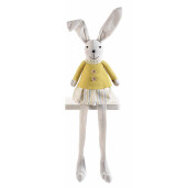Figurina Iepuras Fetita Paste textil 11x7x60 cm