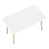 Masa dining MDF alb lemn fag Didier 120x80x74 cm
