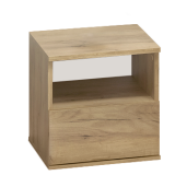 Noptiera DTD laminat stejar artisan Doli 40x40x40 cm