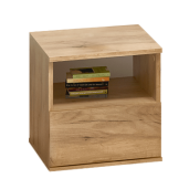 Noptiera DTD stejar craft auriu Doli 40x40x40 cm 