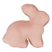 Perna decorativa Paste Iepuras poliester roz auriu 29x10x27 cm