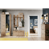 Pantofar DTD mdf stejar navarra Dorsi 110,2x41x52,8 cm