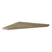 Etajera DTD stejar navarra Dorsi 60x2,2x60cm 