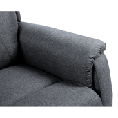 Fotoliu de relaxare pozitionabil gri Douro 78x90-162x86-108 cm