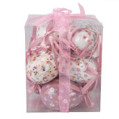 Set 9 oua decorative Paste model flori Ø 5x8 cm