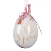 Set 9 oua decorative Paste plastic multicolor Ø 5x8 cm