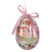 Set 9 oua decorative Paste plastic multicolor Ø 5x8 cm