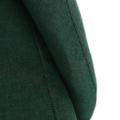 Scaun de birou piele ecologica verde smarald picior crom Ediz 48x57x88 cm