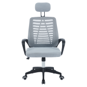 Scaun birou gri negru Edred 61x60x106-116 cm