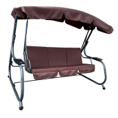 Leagan gradina maro gri Eilana 220x138x178 cm