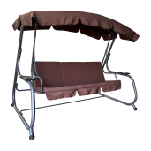 Leagan gradina maro gri Eilana 220x138x178 cm