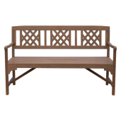 Banca gradina, terasa lemn maro Enela 148x62x86,5 cm