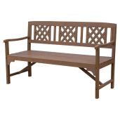 Banca gradina, terasa lemn maro Enela 148x62x86,5 cm